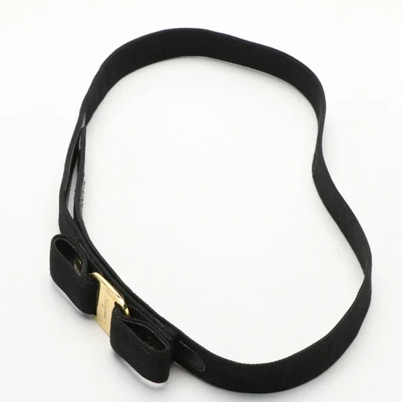 ‼️SOLD‼️ Salvatore Ferragamo Vara Bow Grosgrain Ribbon Belt - Picture 5 of 5